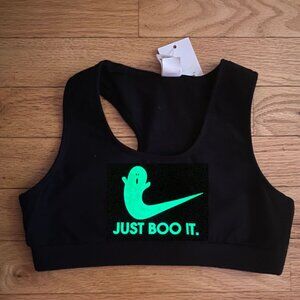 Just Boo It Glow In Dark Sports Bra Youth & Adult Sizes